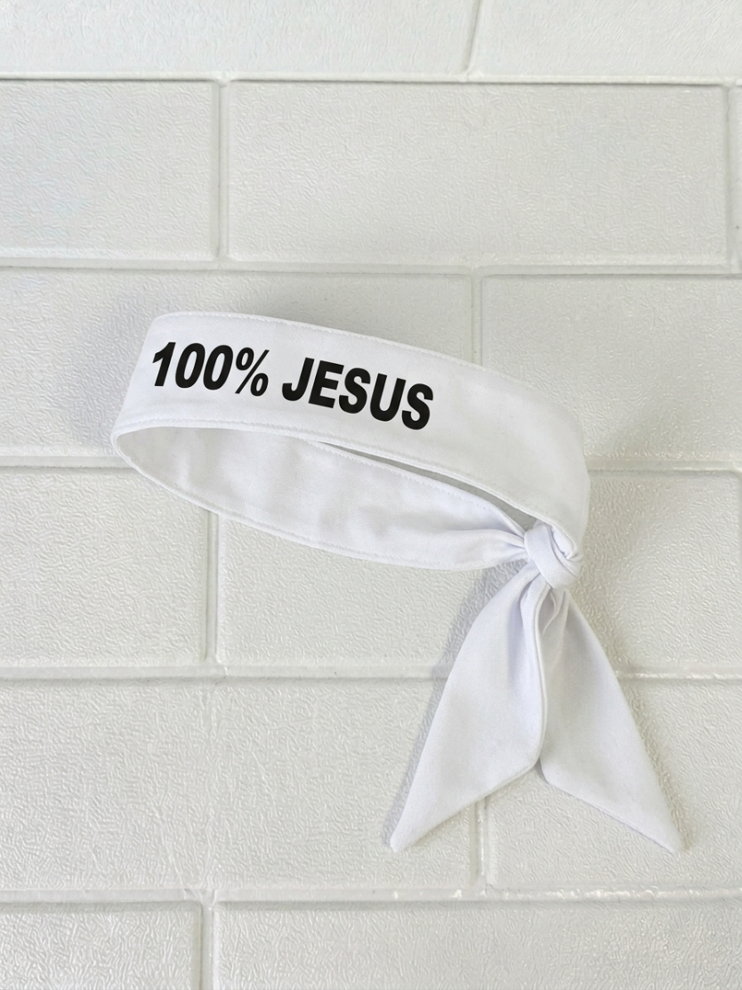 Faixa Testeira Neymar Jr 100% Jesus